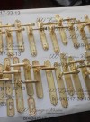 Ручки для межкомнатных дверей латунные.